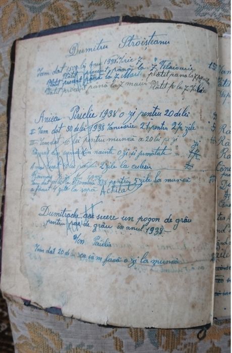 Registru cămătărie 1937
