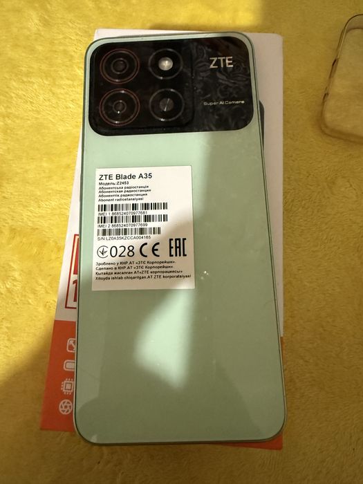 Продам телефон ZTE blade A35
