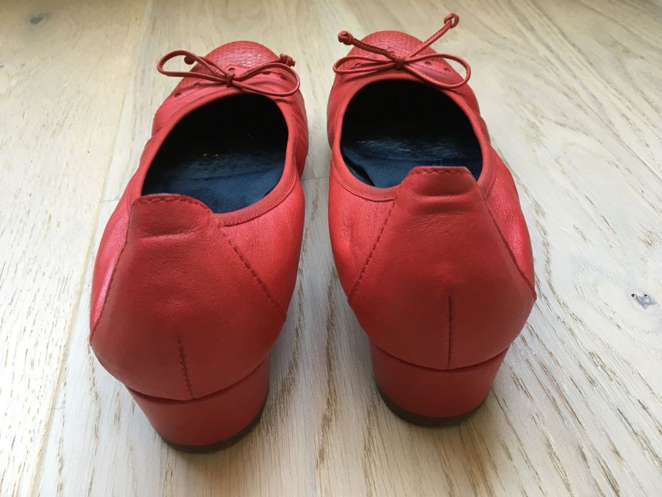 Дамски обувки, червени, размер 36-37