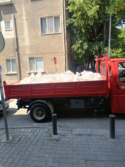 Транспортни услуги с тристранен самосвал до 3.5 т.