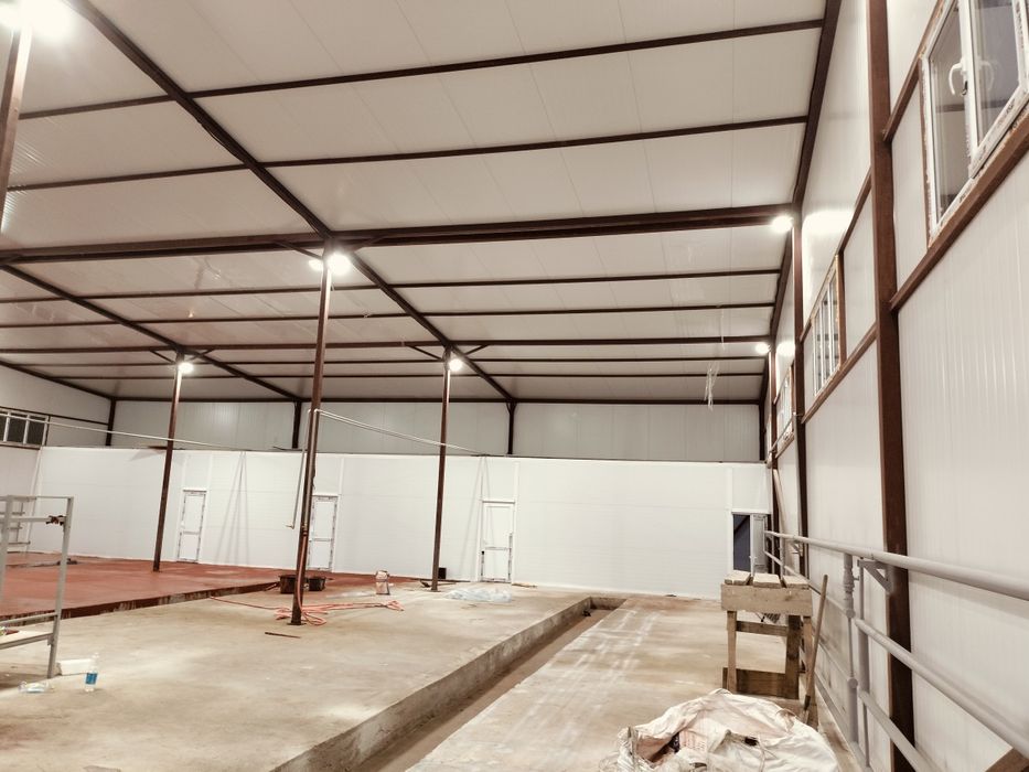 Монтаж сендвич понели под ключ