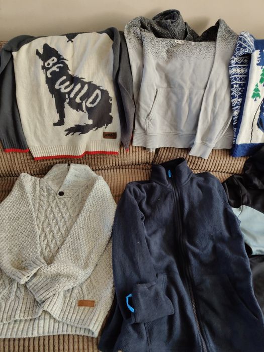 Два Лота дрехи есен зима за момче 11/12 год. 146 см/155