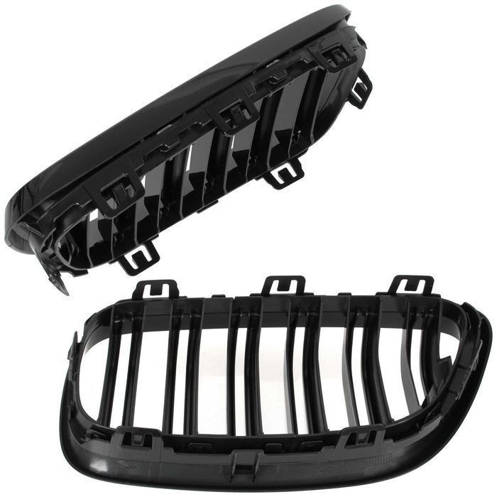 Grile duble BMW Seria 2 F22 F23 F87, 2014-2021 - Negru Lucios