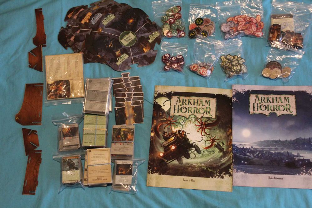 Arkham Horror 2nd/3rd editions, Eldritch Horror, 7 Wonders Duel