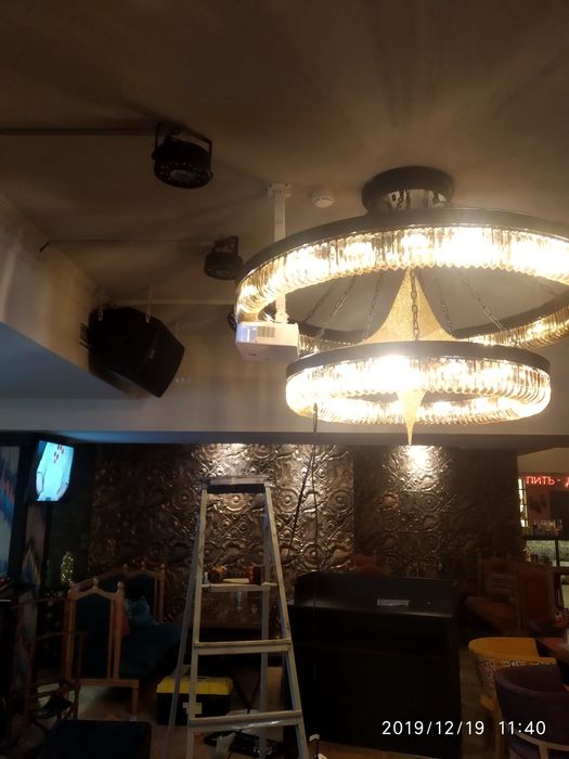 Установка проектора