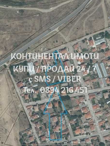 код 62919. Вътрешно дворно място 560м2 между къщи до ток и вода