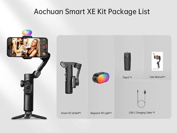 Смартфон Gimbal 3-осен стабилизатор за iPhone Android Селфи Гимбал сти