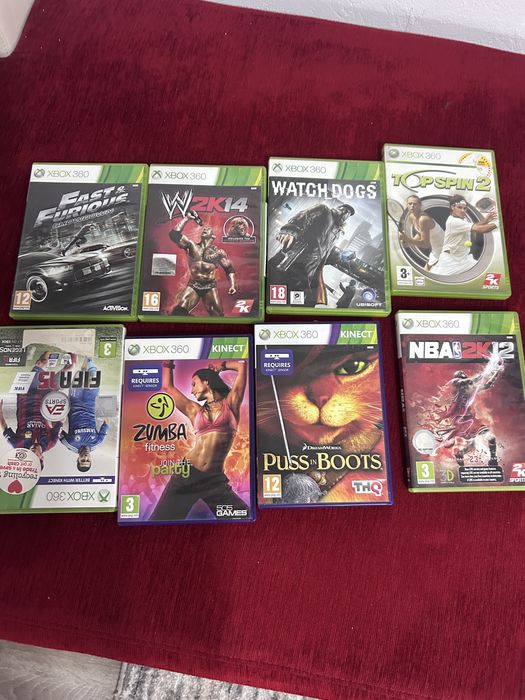 Vand Xbox 360  plus 20 jocuri
