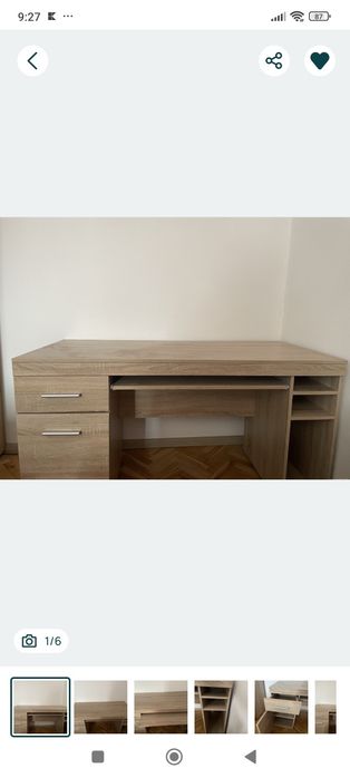 Birou modern spatios elevi, copii, studenti ca nou