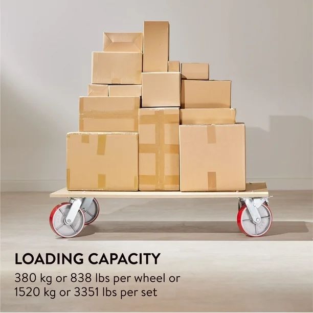 Тежкотоварни въртящи се колела GBL – комплект 4 бр. (със спирачки)