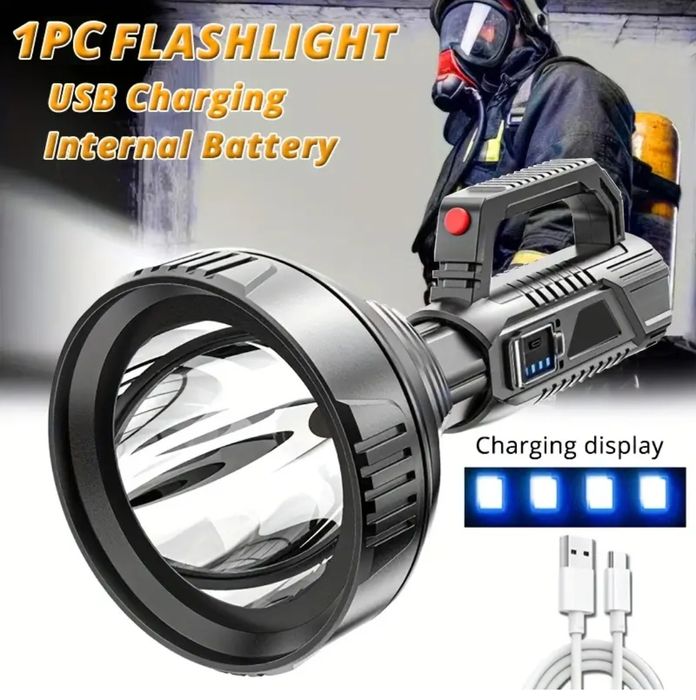 Lanterna Lumina Led Puternica 300metri 1000lumeni Baterie Reincarcabil