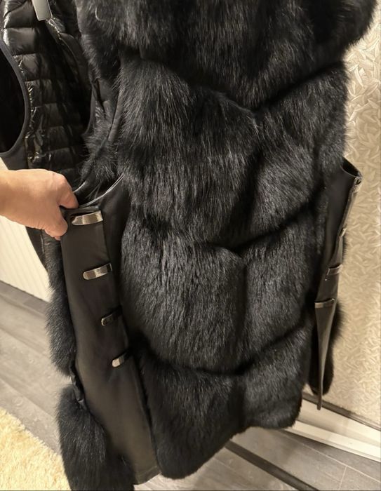 Vesta de blana vulpe