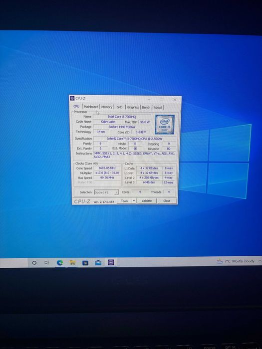 ASUS VivoBook Pro – i5-7300HQ / GTX 1050Ti / 4GB / 1TB HDD