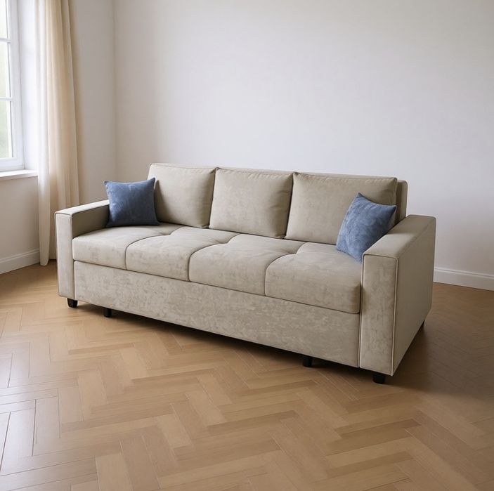 Бежевый тахта диван