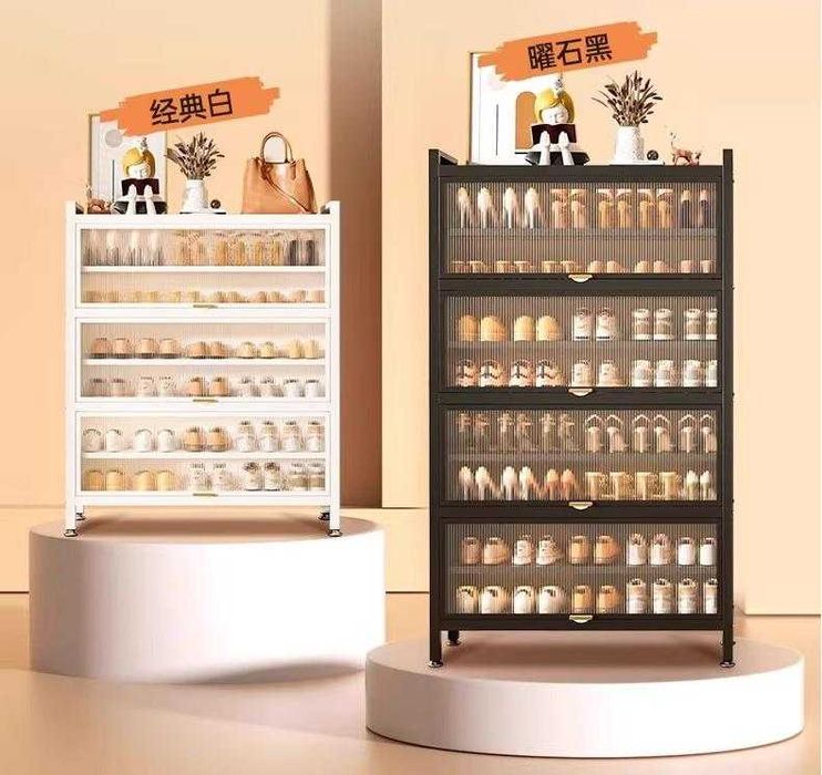 Обувница с множеством полок | Ko‘p polkali oyoq kiyim shkafi