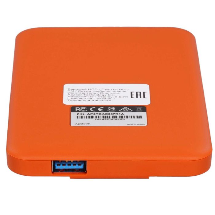 - Внешний жесткий диск 2TB Apacer AC236 / AC237 2.5" USB 3.2