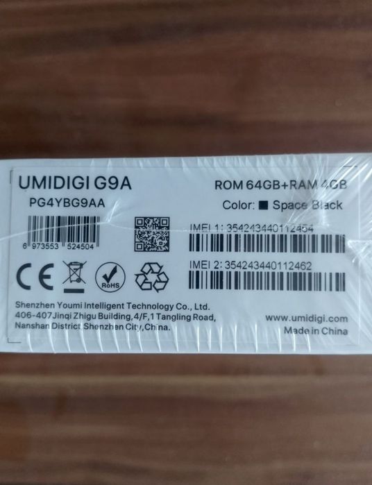 Смартфон UMIDIGI G9A.