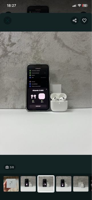 Casti Airpods 4 noi sigilate