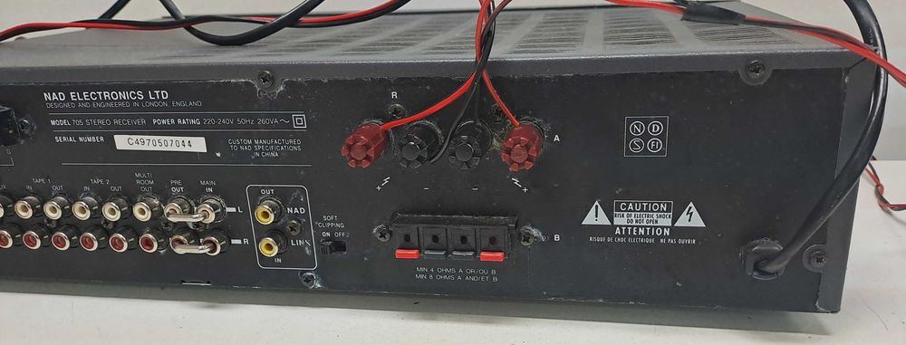 NAD A 705 amplificator stereo analog vintage preamp statie