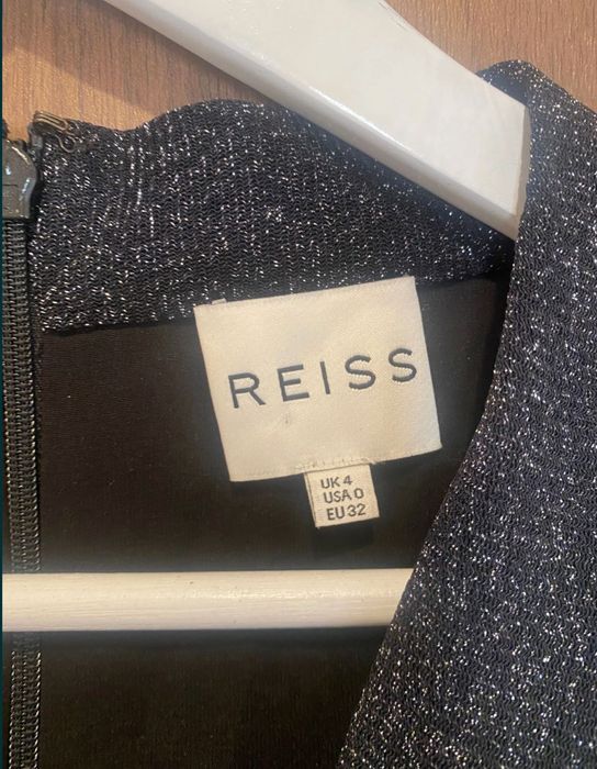 Официална блестяща рокля XS гол гръб