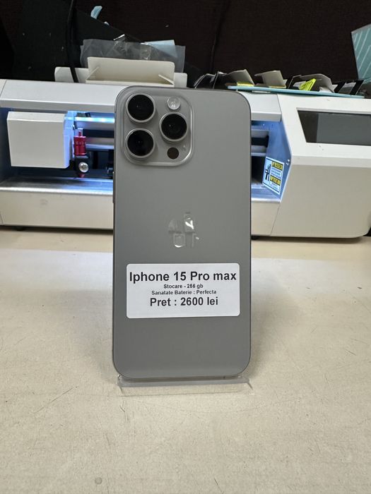 Iphone 15 pro  max / 256 gb / Garantie