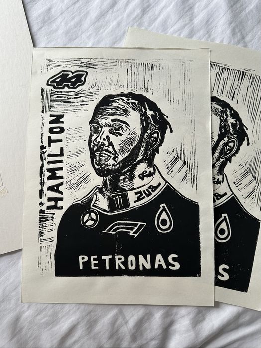 Lewis Hamilton a4 картина отпечатък