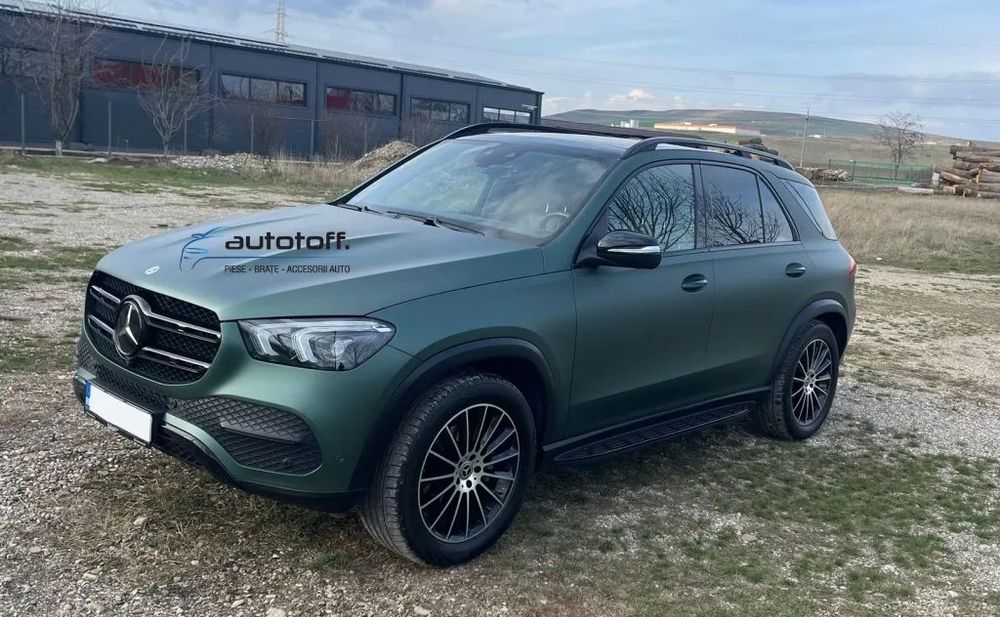 Praguri Mercedes GLE W167 SUV (2019+) din aluminiu Black Design