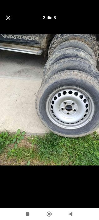 Jante Transporter T 5 cu cauciucuri 215 65 R16 c și simex