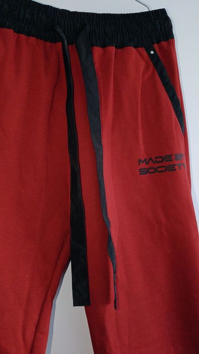 Pantaloni cargo S Madebysociety burgundy