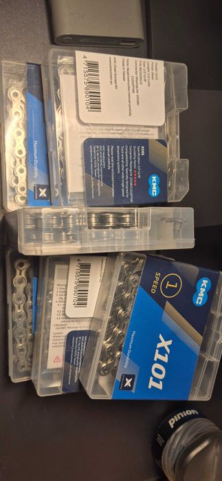 Lanț bicicletă KMC X101 - Singlespeed / BMX / Fixed Gear