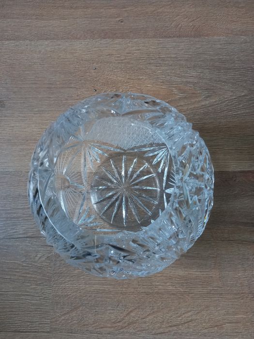 Ваза топка, кристал, висока 15см,