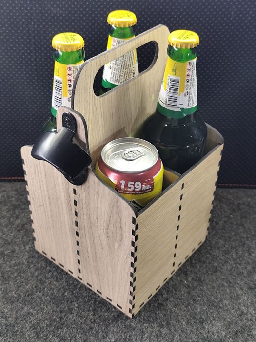 Дървена касетка за бира – за бутилки или кенчета