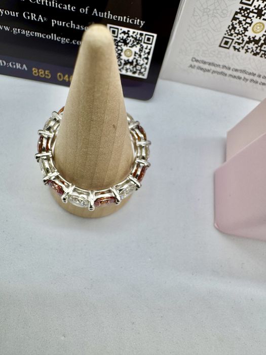 Сребърен пръстен с мойсанит (Диамант)