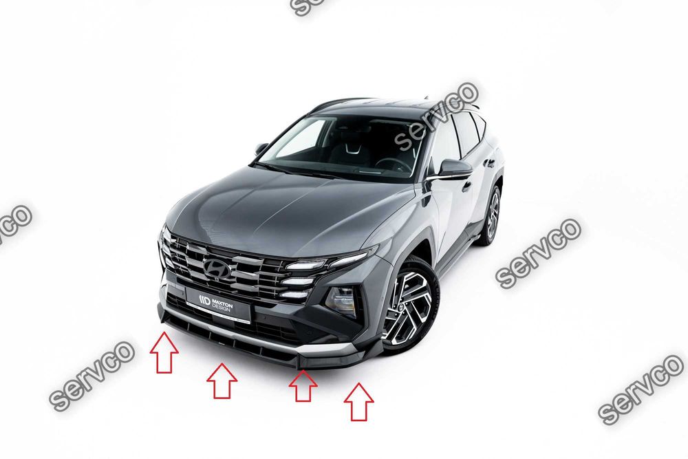 Prelungire splitter bara fata Hyundai Tucson Mk4 Facelift 2024- v3 - Maxton Design