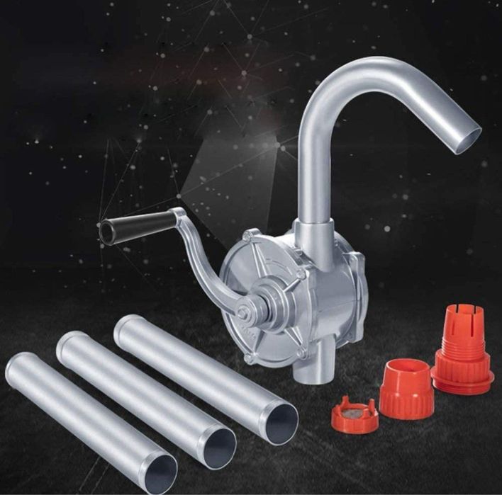 Насос перекачки топлива бочковой ручной роторный "Титан" (Алюминий