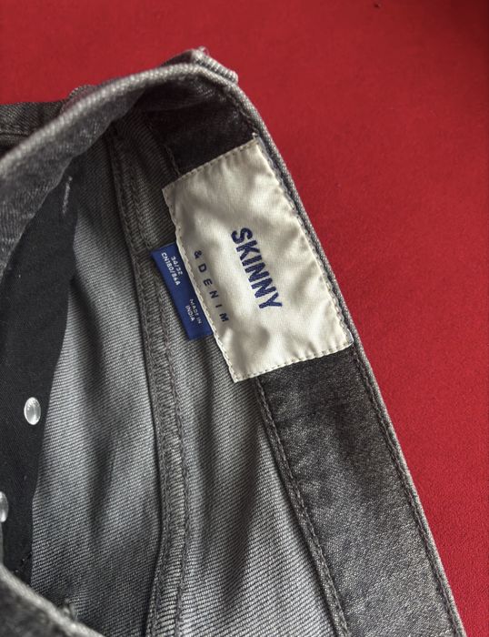 Blugi gri skinny barbati 34/32
