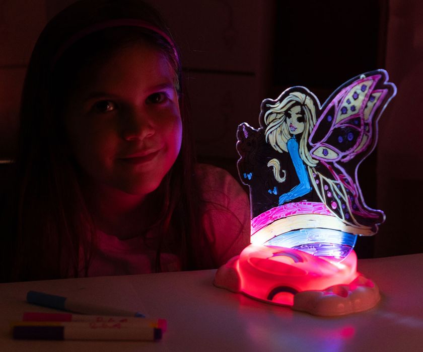 Нова Лампа за оцветяване/ творчески комплект Barbie