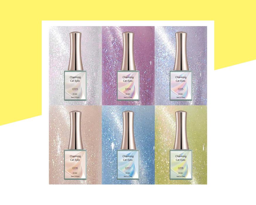 Професионален UV/LED магнитен гел лак CANNI, котешко око - 16 мл.