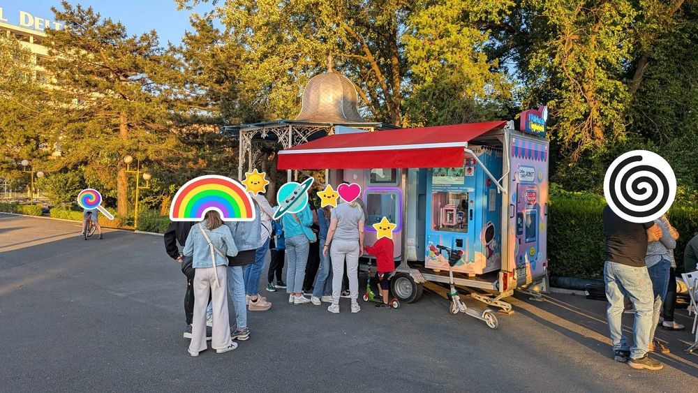 Vând afacere la cheie automate vată de zahăr și înghețată