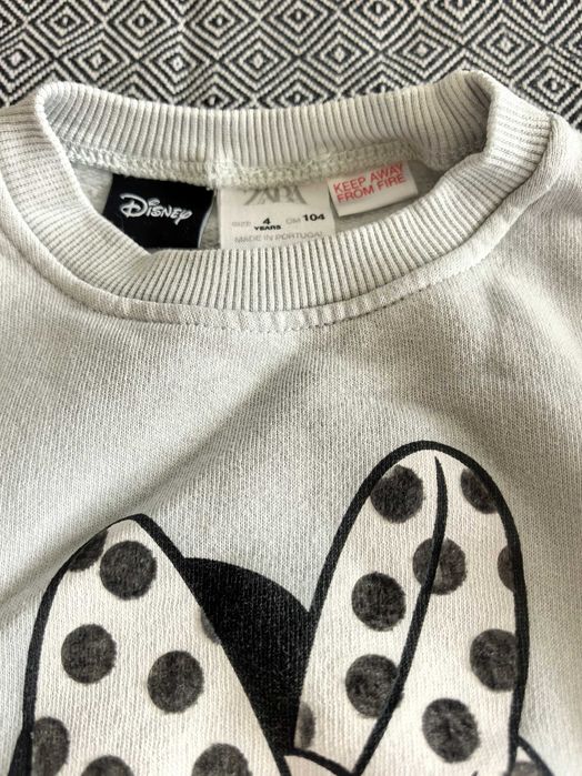 Tricou fete Zara, cu Minnie, 104 (3-4 ani)