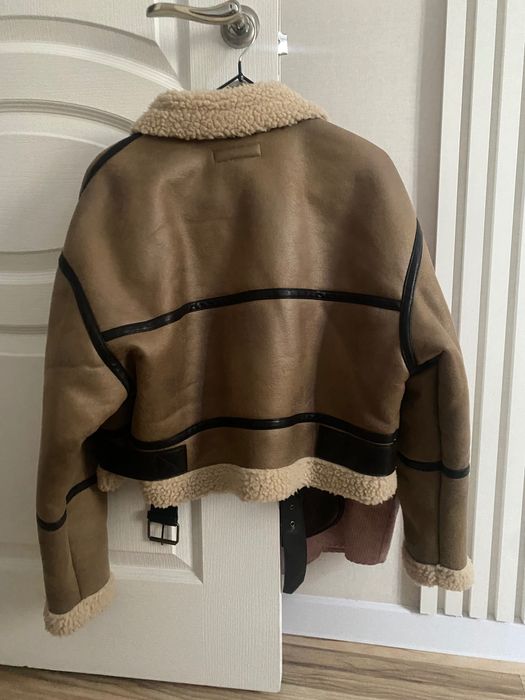 Zara новая дубленка, размер s