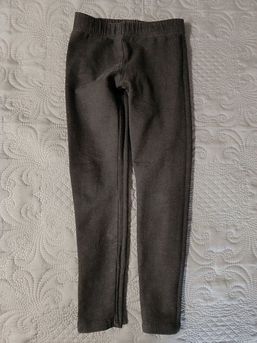 Pantaloni negri fete 134 cm