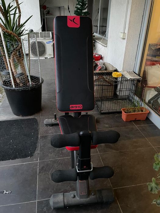 Banca multifunctionala reglabila + gantere reglabile incluse 2Kg- 14Kg