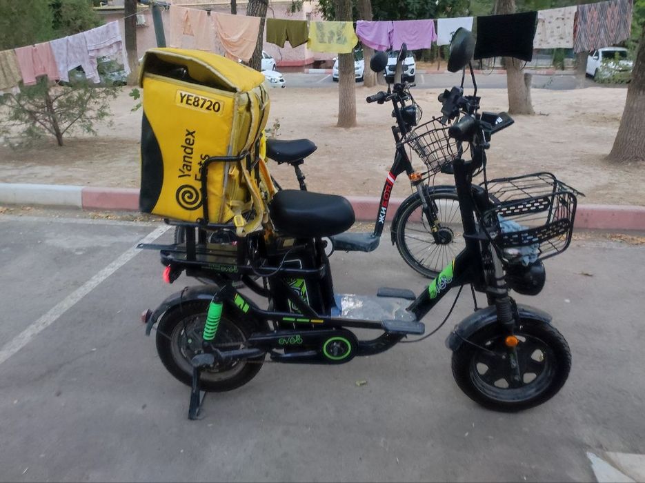 Elektr velosiped 2ta batareya bilan, plus Kaska bor, kompyuterga obmen
