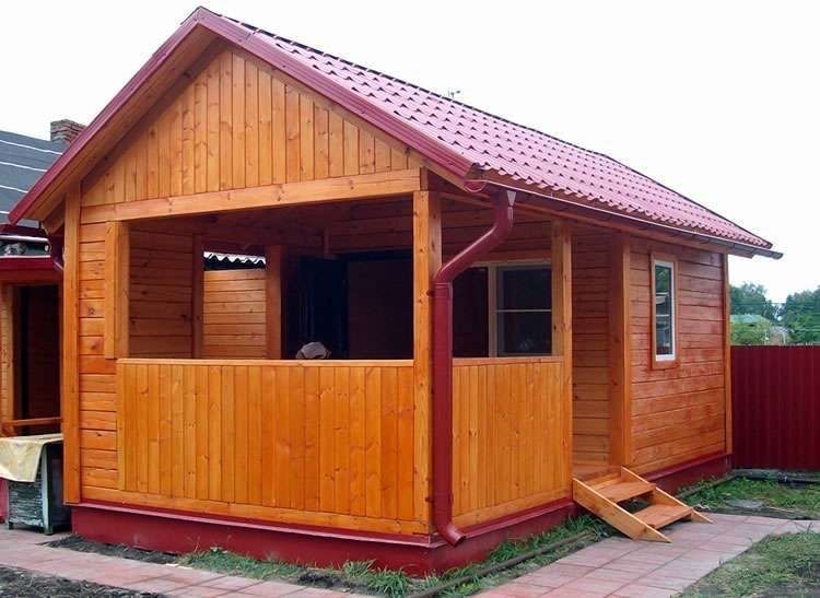 Cabana A -frame din lemn tratat la cheie foisoar terasa