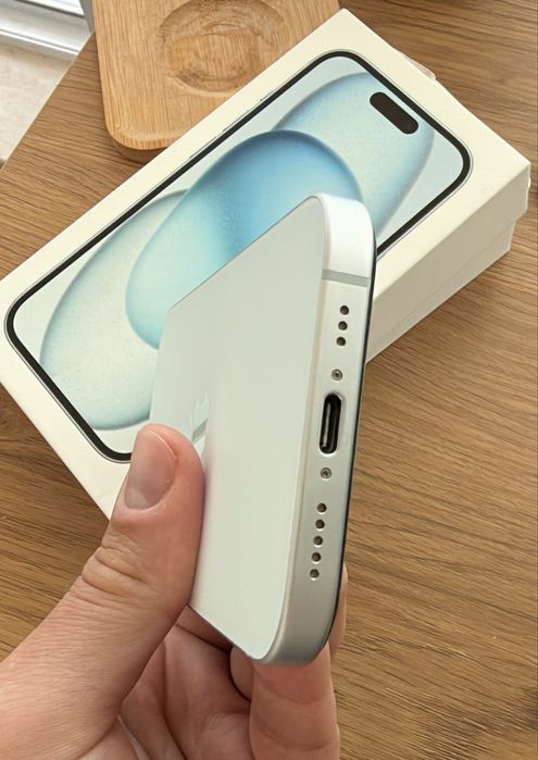 iPhone 15, blue, 128