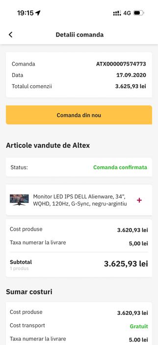 monitor alienware 34 inch 4k 120hz
