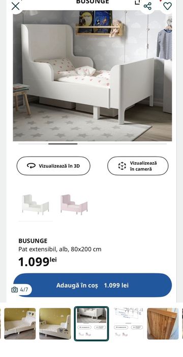 Pat Ikea pentru copii