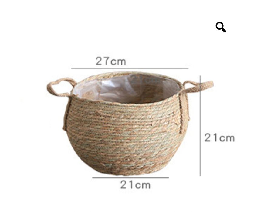 Корзина плетеная (Рогоз)