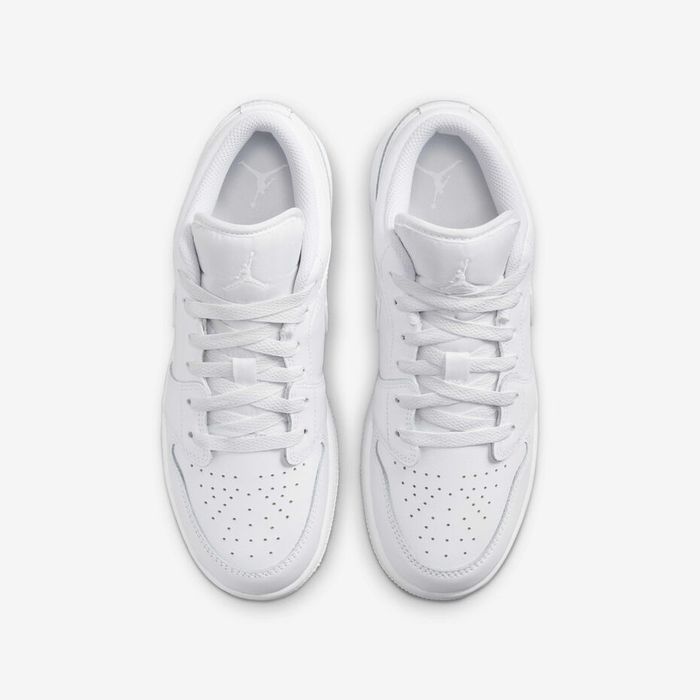 Air Jordan 1 Low (GS ) Triple White ОРИГИНАЛНИ дамски маратонки - 38/24см